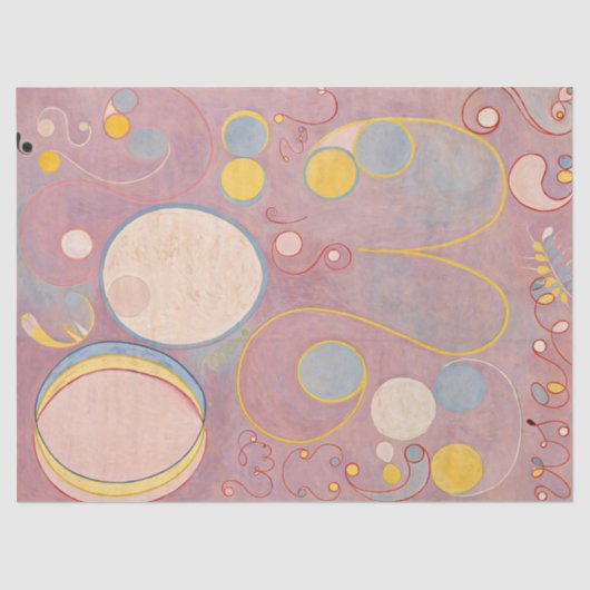 Das zehn größte Erwachsene Nr. 8 von Hilma Klint Seidenpapier (Vorderseite)