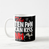 Das zehnte Button kann meinen Donkey-Bowling küsse Kaffeetasse (Links)