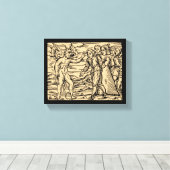 Das Zeichen der Bestie 8x10 Leinwanddruck (Insitu (Holzboden))