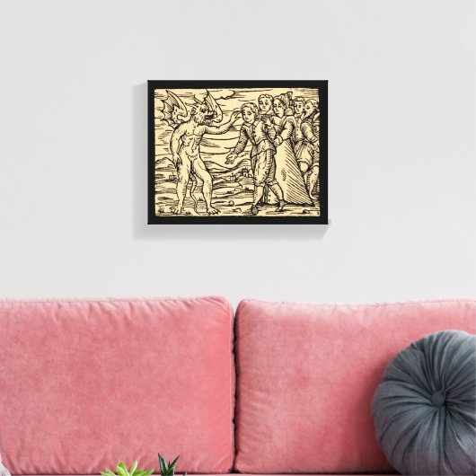 Das Zeichen der Bestie 8x10 Leinwanddruck (Insitu (Wohnzimmer))