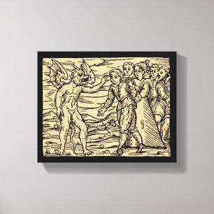 Das Zeichen der Bestie 8x10 Leinwanddruck