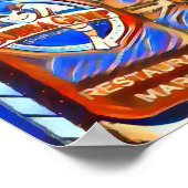 Das Zeichen der Bubba Gump Shrimp Company Poster (Ecke)