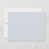 Das Zeichen der Hochzeit sagt rustikale Doodle Flo RSVP Karte (Rückseite)