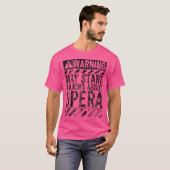 Das Zeichen der Sonnenwarnung kann beginnen, über T-Shirt (Vorne ganz)