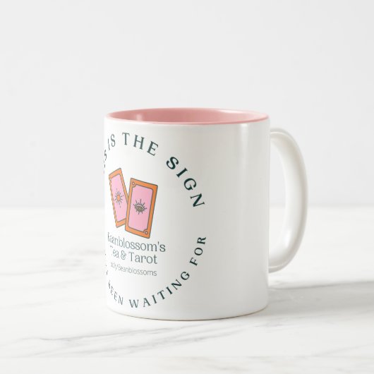 Das Zeichen, für das Sie Gewartet wurden - FrauenT Zweifarbige Tasse (VorderseiteRechts)