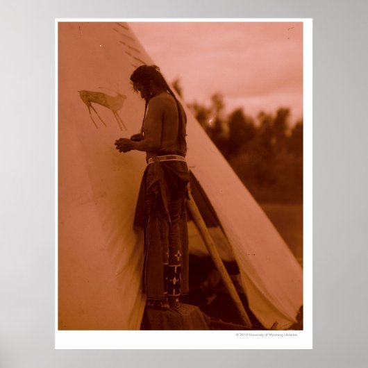 Das Zeichen seiner Medizin zeichnen Poster (Vorne)