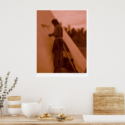 Das Zeichen seiner Medizin zeichnen Poster (Küche)