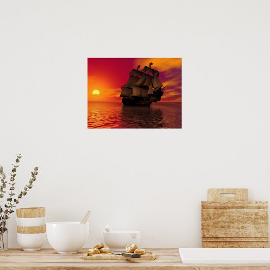 Das Zeitalter der Erkundung Poster (Küche)