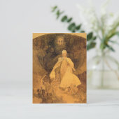 Das Zeitalter der Weisheit von Alphonse Mucha Postkarte (Stehend Vorderseite)