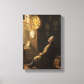 Das Zeitgewicht Leinwanddruck (Vorderseite)