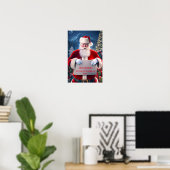 Das zeitlose Poster des Weihnachtsmanns Yuletide S (Heimbüro)