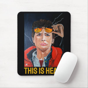 Das Zeitreisende Gemälde von Alfred Fox Mousepad