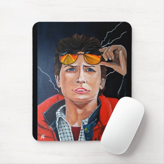 Das Zeitreisende Gemälde von Alfred Fox Mousepad (Mit Mouse)