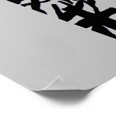 DAS ZEMETÄR IM HALLOWEEN Gedicht Poster (Ecke)