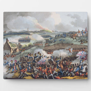 Das Zentrum der britischen Armee in Aktion bei der Fotoplatte
