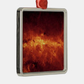 Das Zentrum der Milchstraße mit Staub Silbernes Ornament (Rechts)