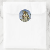 Das Zentrum Runder Aufkleber (Tasche)