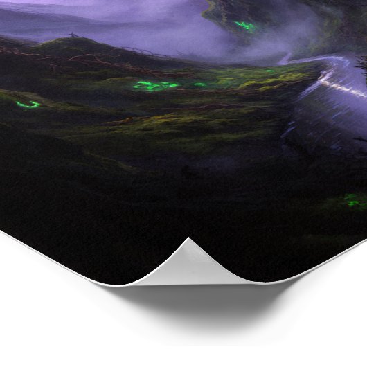 Das zerschmetterte Vale Poster (Ecke)