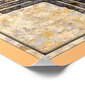 Das Zia-Sun-Symbol in New Mexiko - Gerede über Sch Poster (Ecke)