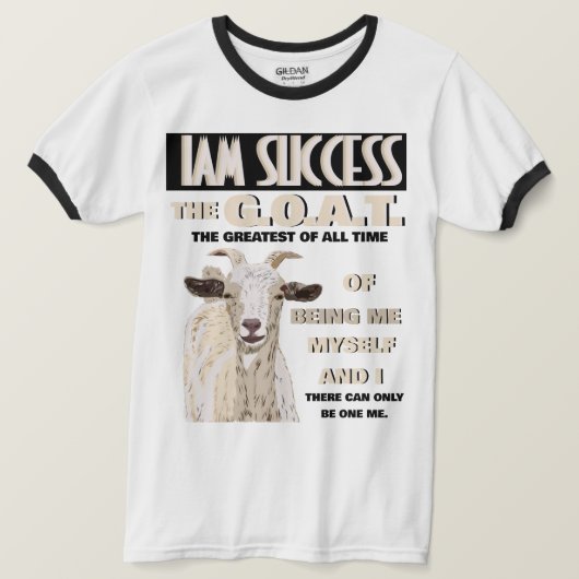 Das Ziege T-Shirt (Design vorne)