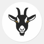 Das Ziegennetz - Ziegenaufkleber Runder Aufkleber (Vorderseite)