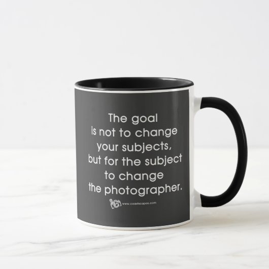 Das Ziel des Fotografen Tasse (Rechts)
