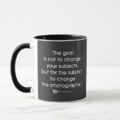 Das Ziel des Fotografen Tasse (Links)