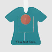 Das Ziel Fußball Shirt Ornamente machen (Rückseite)