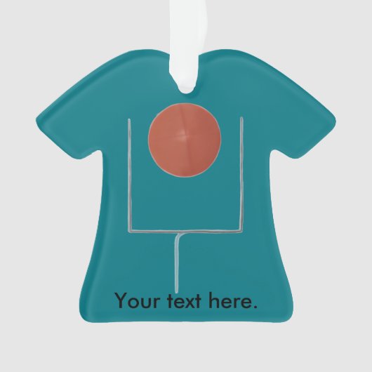 Das Ziel Fußball Shirt Ornamente machen (Vorderseite)