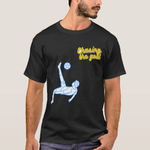 Das Ziel verfolgen Motivierendes Sportdesign für T-Shirt