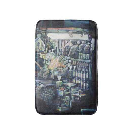 Das Ziel verschoben, Singapur Badematte (Vorderseite Vertikal)