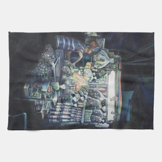 Das Ziel verschoben.Singapur Geschirrtuch (Horizontal)