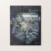 Das Ziel verschoben. Singapur Puzzle (Vertikal)