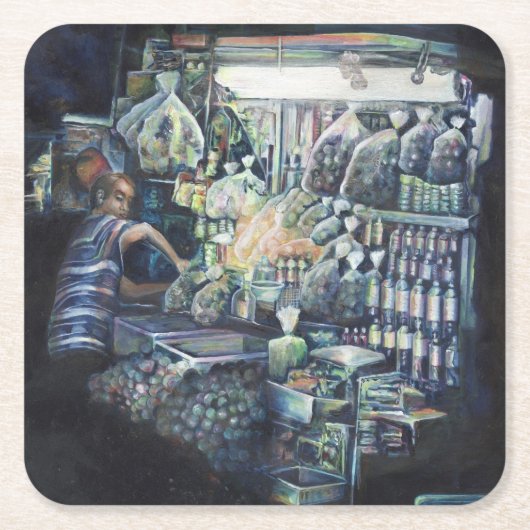 Das Ziel verschoben, Singapur Rechteckiger Pappuntersetzer (Vorderseite)