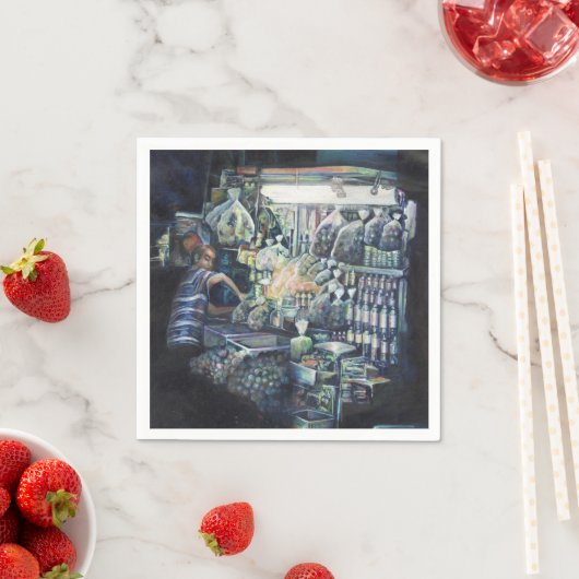 Das Ziel verschoben, Singapur Serviette (Beispiel)