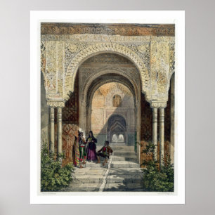 Das Zimmer der zwei Schwestern der Alhambra, Grana Poster