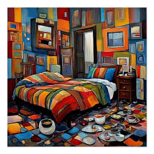 Das Zimmer mit dem Schlafzimmer 2 Poster (Vorderseite)