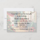 Das Zimmer war sehr schön eingerichtet. Weihnachts Einladung (Rückseite)