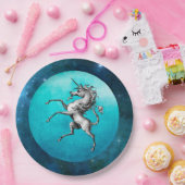 Das Zinneinhorn Pappteller (Party)