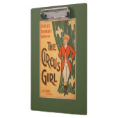 Das Zirkus-Mädchen-Theaterplakat #1 Klemmbrett (Links)