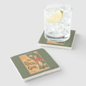 Das Zirkus-Mädchen-Theaterplakat #1 Steinuntersetzer (Seitenansicht)