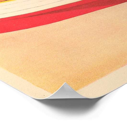 Das Zirkusposter Julius sieht mit seinen Löwen Poster (Ecke)