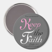 Das Zitat der Glaubensbibel behalten Magnet (Vorderseite/Rückseite)