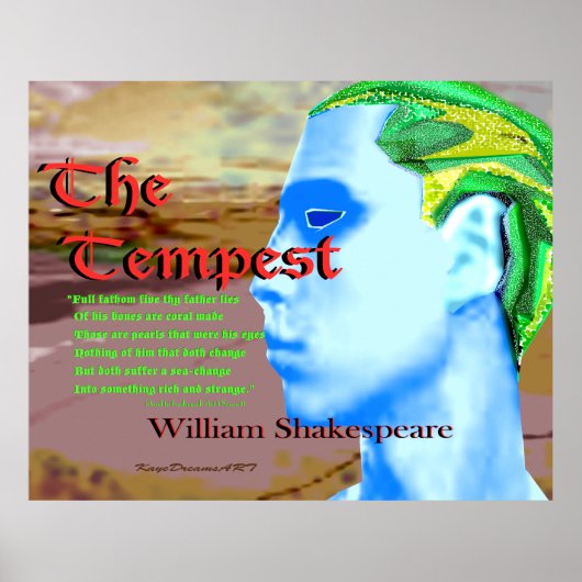 Das Zitat Tempest Poster (Vorne)
