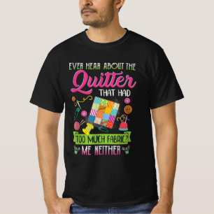 Das Zitat von Frauen zu beenden, wenn sie von Quil T-Shirt