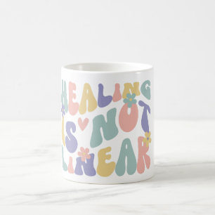 Das Zitat zur psychischen Gesundheit Retro-Heilung Kaffeetasse