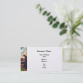 Das zivile Zelt des Kriegs-Offiziers Visitenkarte (Stehend Vorderseite)