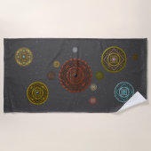 Das Zodiac Beach Handtuch (Vorderseite)