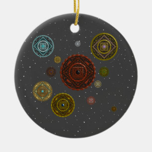 Das Zodiac-Schmuckstück Keramik Ornament