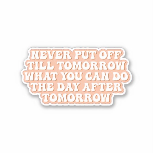 Das Zögern des Paradieses Embrace Morgen Aufkleber (Vorderseite)